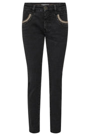 Naomi Perla Jeans Regular | Black | Jeans fra Mos Mosh