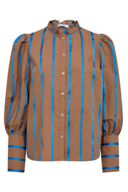 Bonnie Flash Stripe Shirt | Toffee | Skjorte fra Co'couture