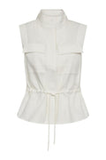 Lelo Ramie Vest | Ecru | Vest fra Mos Mosh