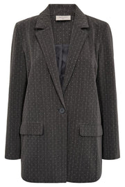 Widy Jacket 207417 | Dark Grey Mel W Star Off-White | Jakke fra Freequent
