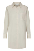 Halina Poplin Shirt | Ivory | Bluse fra Neo Noir – nedsat
