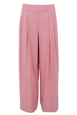 Davina Wideleg Pant | Rose | Bukser fra Black Colour