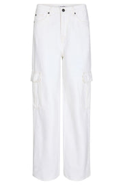 VikaCC Dye Pocket Pant | White | Bukser fra Co'couture