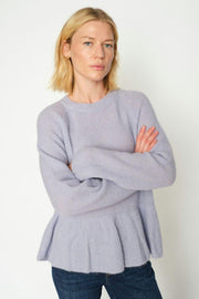 Thora O-Neck Frill Knit | Eventide | Strik fra Mos Mosh