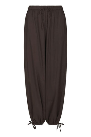 Elyse S Voile Balloon Pants | Dark Brown | Bukser fra Neo Noir