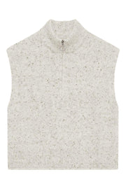 Grsnemes Waistcoat 206732 | Moonbeam Melange | Strik fra Freequent
