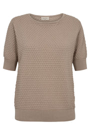 Dodo Pu Dottie Ss 126810 | Simply Taupe | Sweater fra Freequent