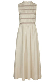 Atika Deco Smock Dress | Ivory | Kjole fra Neo Noir
