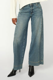 Reem Vint Jeans Regular | Vintage Blue | Jeans fra Mos Mosh