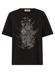Corlett O-SS Tee | Black | T-shirt fra Mos Mosh