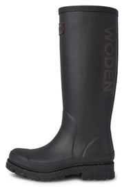 Le Waterproof WL761 |  Black | Rubber Boots fra Woden