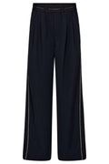 Amina Split Panel Pant 41026 | Navy | Bukser fra Co'couture