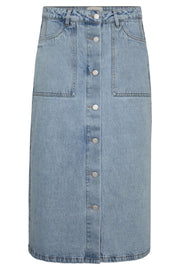 Medea Skirt 205347 | Light Blue Denim | Nederdel fra Freequent