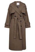 Ethan Trench Coat 40016 | Walnut | Jakke fra Co'couture – nedsat