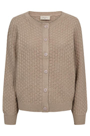 Jazz Cardigan 206456 | Simply Taupe Mel. | Cardigan fra Freequent