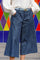 Box Culotte Pant | Navy Denim | Bukser fra Black Colour