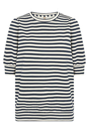 Tini Stripe Short Sleeve | Blå | Bluse fra Statebird