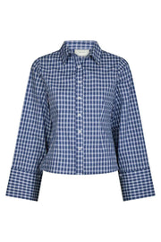 Rosa Check Shirt | Dark Blue | Skjorte fra Neo Noir