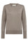 Katie Pullover 203030 | Desert Taupe Melange | Strik fra Freequent