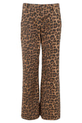 Abbie Box Stretch Pant | Leopard | Hose von Black Colour – nedsat