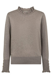 Katie Pullover 205095 | Desert Taupe Melange | Strik fra Freequent