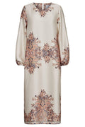 Wennise Ls Dress | Creme Paisley | Kjole fra Liberté