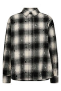 Moby Check Shirt 35900 | Schwarz | Bluse von Co'couture