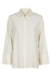 Dita Stripes Shirt | Light Yellow | Skjorte fra Neo Noir