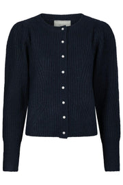 Puli Knit Cardigan | Navy | Strik fra Neo Noir