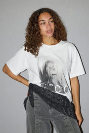 Coco Chic Box Tee 43023 | White | T-Shirt fra Co'couture