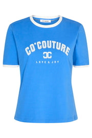 Edge Tee | New Blue | T-shirt fra Co'couture