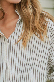 Dalma Crepe Stone Shirt | Brown | Bluse fra Neo Noir