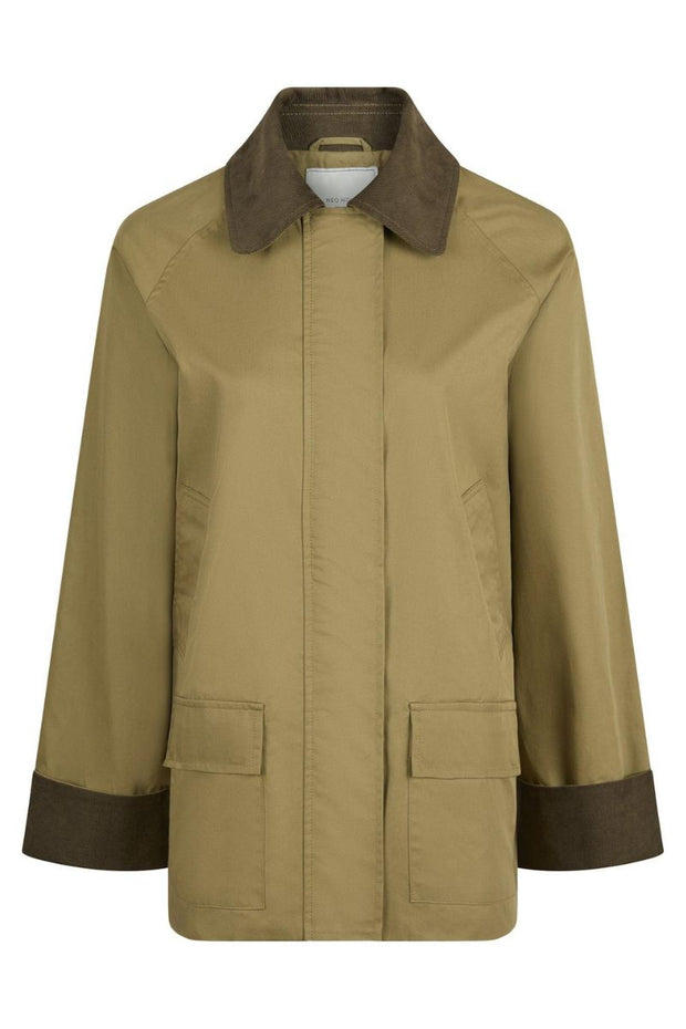 Anastacia Cord Jacket | Khaki | Jakke fra Neo Noir