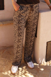 Alma Wide Pants | Mocca Brown Lace | Bukser fra Liberté