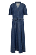 Eia Arge Dress | Dark Blue | Kjole fra Mos Mosh – nedsat