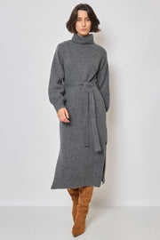 Long Knit Dress | Mørkegrå | Kjole fra Avery