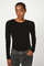 Bouch O-neck Knit | Black | Strik fra Mos Mosh