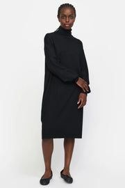 SRLea Rollneck Dress Knit | Black | Kjole fra Soft Rebels