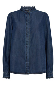 Wilke Shirt 205133 | Medium Blue Denim | Shirt fra Freequent