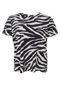 Zelda S/S T-Shirt | Zebra | T-shirt fra Black Colour – nedsat