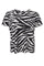 Zelda S/S T-Shirt | Zebra | T-shirt fra Black Colour