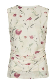 Liblana Artist Mesh Top | Creme | Bluse fra Neo Noir