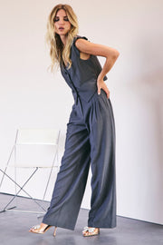 Liane Pleat Pant 31425 | Dark Grey | Bukser fra Co'couture