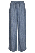 Heifa Emb Stripe Pants | Blue | Bukser fra Neo Noir