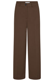 Cadeau Wide Pant | Mud Brown | Bukser fra Co'couture