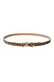 Sophy Bow Belt | Natural Leo | Bælte fra Black Colour