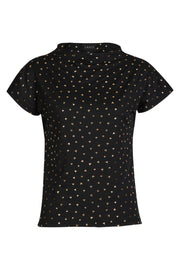 Alma Top | Black Gold Heart | Top fra Liberté