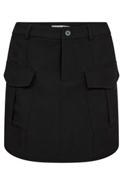 Vola Mini Skirt | Black | Nederdel fra Co'couture