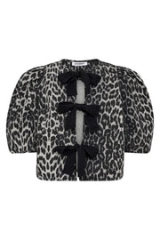 Leo Bow Blouse 35572 | Dark Grey | Skjorte fra Co'couture