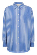 Zappa Shirt 207742 | Ultramarine W. Star Off-White | Skjorte fra Freequent